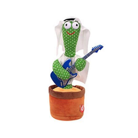 Dansande kaktus som upprepar vad du säger, sjungande kaktus inspelningsleksaker