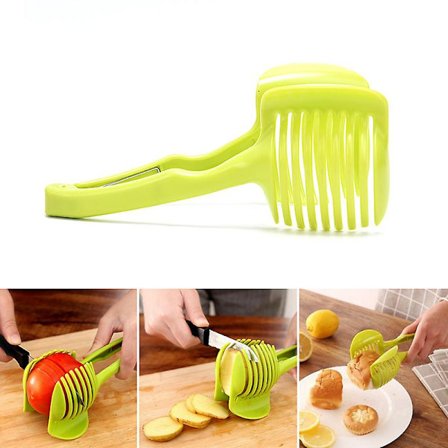 Plastpotatis- och Tomatskivar, Rivjärn, Frukt- och Grönsaksverktyg, Lök- och Citronhållare, Köksredskap, Matlagningsverktyg