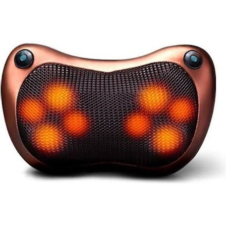 Shiatsu-hierontatyyny hierontalaite lämmitystoiminnolla niskalle, selälle, lannerangalle, koti- ja autoversio