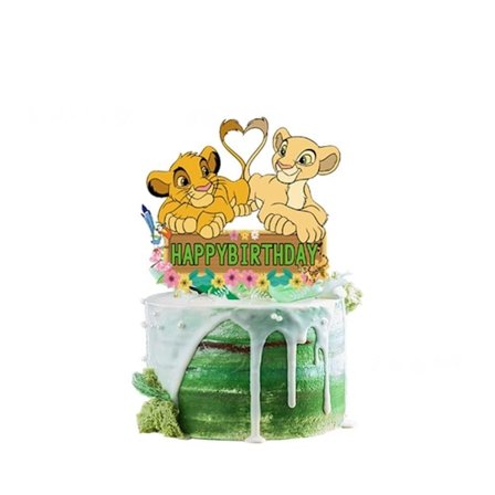 Leijonakuningas Syntymäpäiväkakun Koriste Juhlatarvikkeet Syntymäpäiväkoristeet