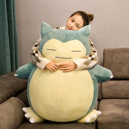 Jättimäinen Snorlax-pehmolelu Söpö Karhu Suuri Pehmeä Tyyny Pehmeille Eläimille 50cm