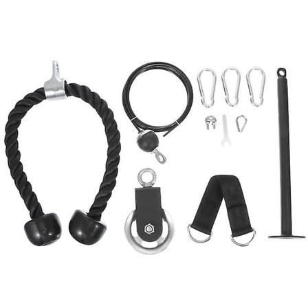 Kotitalouslaitteiden risteytyshihnapyörä Talja-treenisarja Lohkopyörä Kaksinkertainen hihnapyöräjärjestelmä Kuntosali