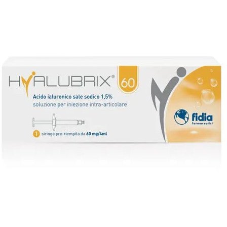 Fidia Hyalubrix 60 Acido Ialuronico 1,5% 4ml Articolazioni