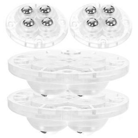 4 stk. selvklebende hjul små dreiehjul feste på hjul for søppelkasse oppbevaringsboks