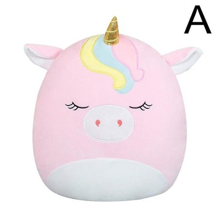 20 cm Squishmallows Kosedyr Barn Blå Grønn Rosa Ku Myke Plysjleker DB 20Cm