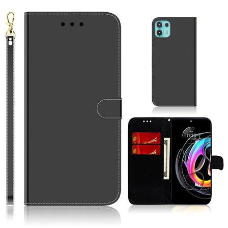 Mirror Motorola Edge 20 Lite fodral - Svart