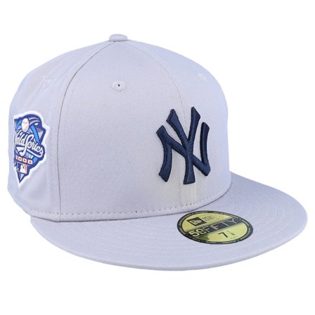 New Era - MLB Grå fitted Keps - New York Yankees Side Patch 59FIFTY Grey Fitted @ Hatstore