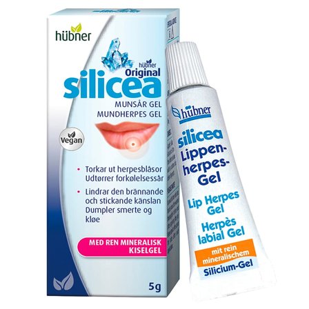 Urtegaarden Silicea Mund Herpes 5 g, Medicin & Pleje, Forkølelse & Næse, Forkølelse