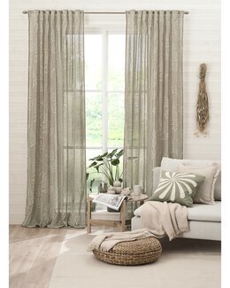 Multibåndslengde Fern med trykt bladmotiv 2-pakning Lin