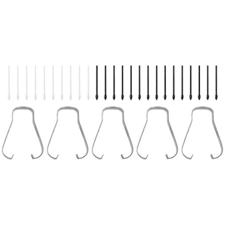 Touch pennspets S6 spets S7 refill N10 utbytbar S22 spets N20 refill 1 set 15 svarta och 10 grå pennhuvuden