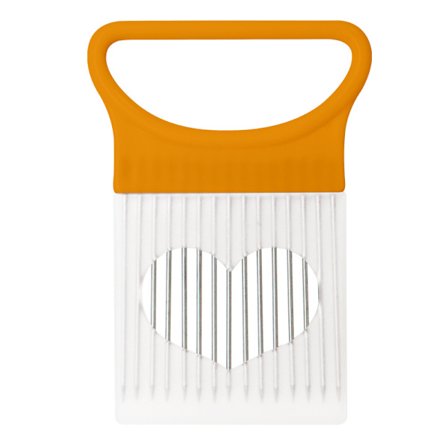 Oransje farge-skjærer for å fikse frukt og grønnsaker rustfritt stål hjem løk gaffel hånd kjøttklipp hjemme kjøkkenverktøy