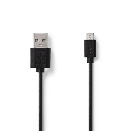NEDIS Kabel USB-A Ha - USB Micro B 1m - Lyreco - Datorprodukter - Kablar och adaptrar - USB-kablar