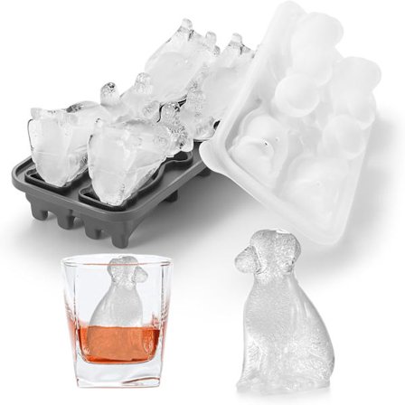 1 stk. Isterningeform Sjove Former, Golden Retriever Gaver til Kvinder, Sød Stor Håndværks Isterningeform, Store Hunde Isterningebakker fo