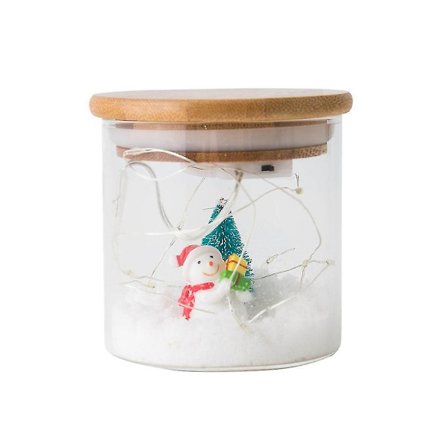 DIY Juledekorasjon Lampe Glasskrukke Gave Bursdagsgave