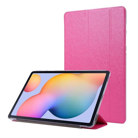 Tri-fold läderfodral för Samsung Galaxy Tab S8 - Ros