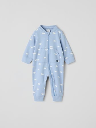 Polarn O. Pyret - Sweatshirt overall clouds - 62 - Childrenswear - blue