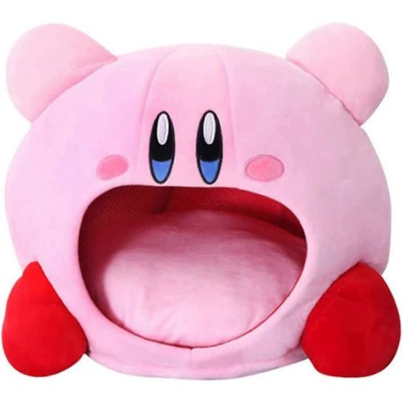 Valp Katt Komfortsäng Grotta Nest för Kirby Plysch Kattunge Säng för Små Husdjur