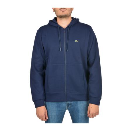 Lacoste, Zip-throughs Blauw, Heren, Maat:L