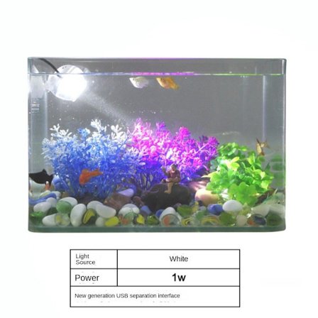 Mordely Liten Spotlight LED Aquarium Light WHITE US US