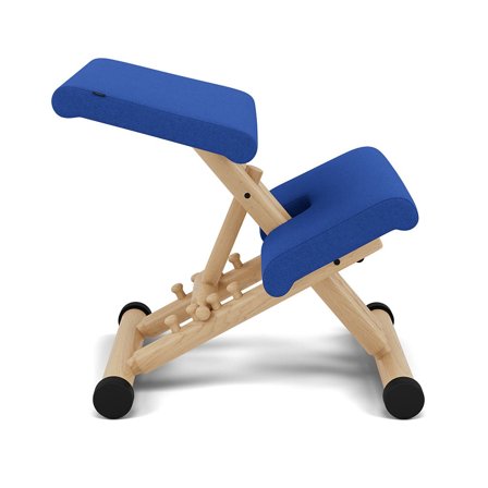 Varier Furniture Multi - Blue Wool - Natural base