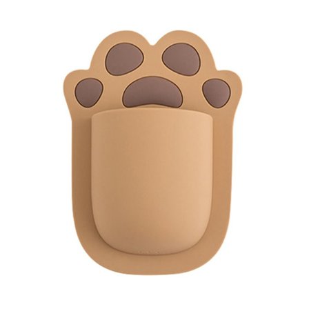 Silikoninen hammasharjateline Suihkuteline KAHVI