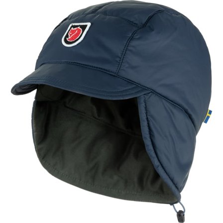 Fjällräven Women's Expedition Padded Cap in Navy | Size: Large/XL, Recycled Polyamide