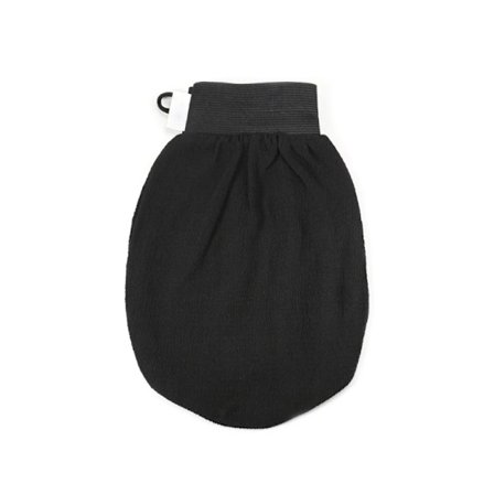Skrubbhandske - Exfolierande Handske i 100% Viscose Fiber Svart