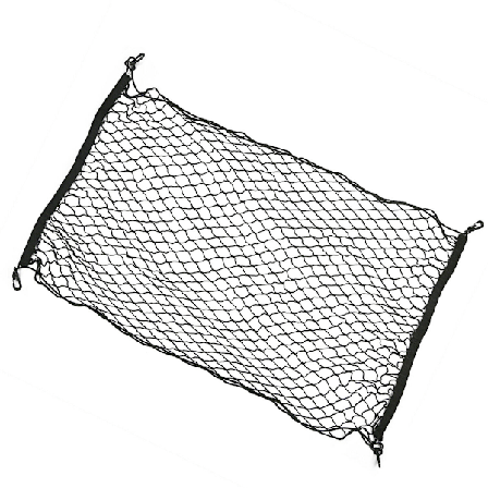 Bagagerumsnet til bagage 1 meter lang 70 cm bred Nylon gummibånd strækbar 4 knaphuller kroge Bagagerumsnet Cargo Net