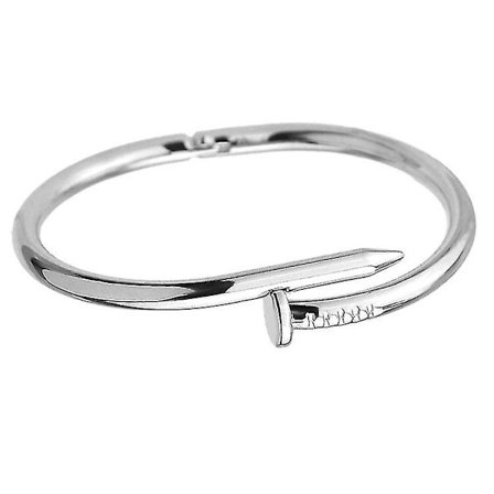 Moderne armbånd i rustfrit stål til par - Åbningsarmbånd i titanium til kvinder og mænd