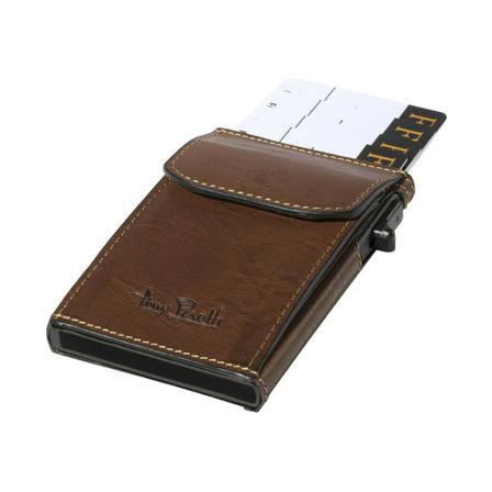 Tony Perotti Card holder with mood pocket Brun, Herre Punge og Kortholder, Størrelse: ONE Size