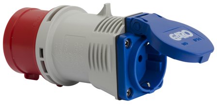 Garo 352209 Overgangsadapter fra CEE til schuko, Stikkontakter & kabler