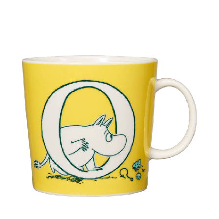 Arabia Muminmugg 40 cl ABC M Kök & matlagning Gul ONESIZE