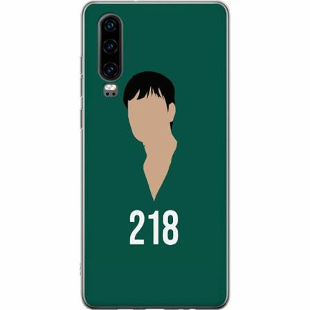 Huawei P30 Genomskinligt Skal Squid Game