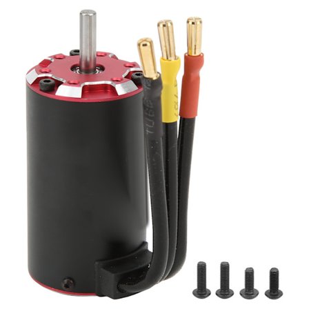 V2 RC Supersonic 3665 2750KV 4-polet børsteløs motor med temperatursensor til 1/8 1/10 RC biltilbehør