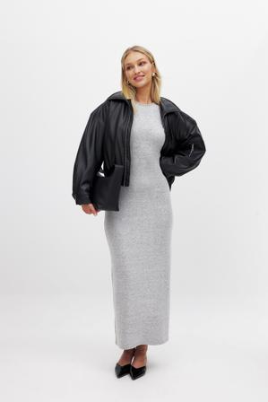 NA-KD Loose Tank Maxi Dress - Höstklänningar - Grå - XL (EU 46)
