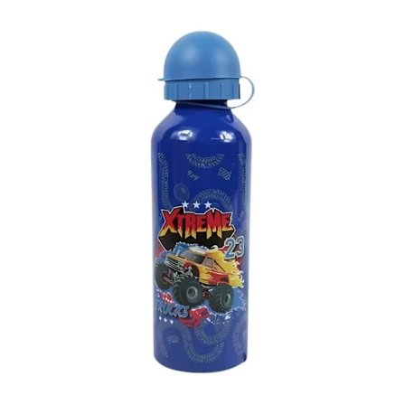Monstertrucks Xtreme Aluminium Vattenflaska/Sportflaska för Barn 500 ml