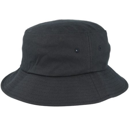 Flexfit - Svart bucket Hatt - Black Bucket @ Hatstore
