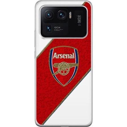 Kompatibelt Mobilskal till Xiaomi Xiaomi Mi 11 Ultra Moschino Toy teddybjörn med enkel tecknad design, brun björn med vit tröja och tydlig logotyp