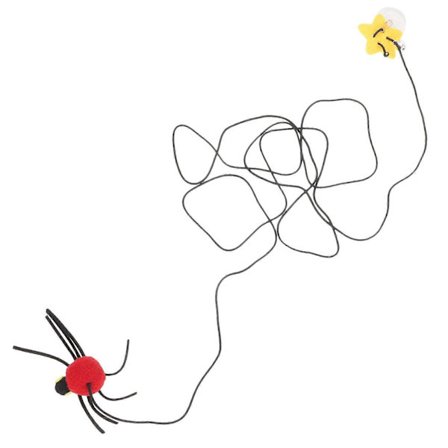 Hængende Dør Kat Legetøj Interaktiv Dør Hoppende Kat Legetøj Hængende Kat Edderkop Elastisk Snor Legetøj