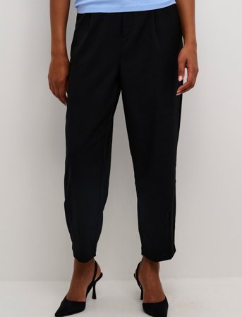 Kaffe Kamerle Pants Cropped - Black - 34