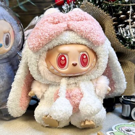 Monster Dock Kostumer Generation 1 & 2 Blind Box Lynlås Rose [YJD] Sød Hængeørekanin