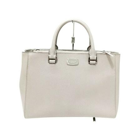 Michael Kors Pre-owned Pre-owned Michael Kors Savannah Håndtaske Grå, Dame Vintage Tasker, Størrelse: ONE Size