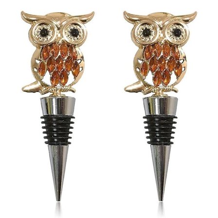 Cute Wine Stopper Decorations Metal Zinc Alloy Wine Bottle Stopper Reu