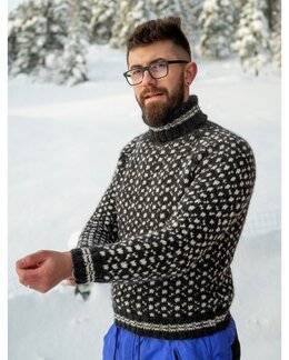 Genser Islender Svart - Dale Garn