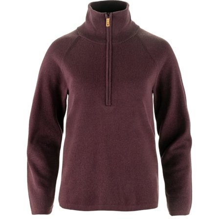 Fjällräven Övik Lite half Zip XL - Naiset - Port - Puserot ja neuleet