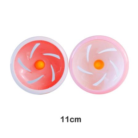 Hamsterhjul Silent Spinner Husdjur Löpning Sport Träningshjul Husdjurstillbehör för hamstrar Gerbils Möss Two Pink Random Hair 11cm