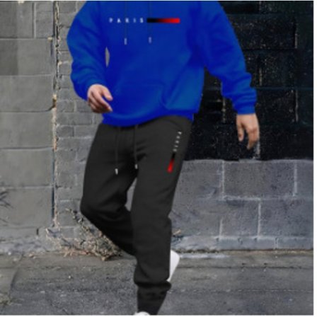 2026 Ny herrtröja Hoodie Brev Lös Hoodie Kappa Långärmad Byxor