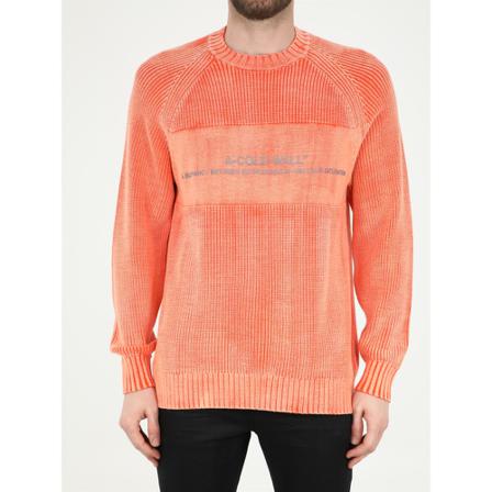 A-Cold-Wall, Men& Knitwear Acwmk 053 Oranje, Heren, Maat:M
