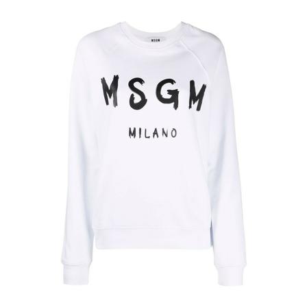 Msgm Sweatshirts Hvid, Dame