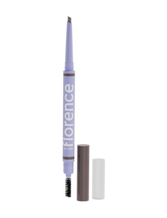 Florence By Mills Tint N Tame Eyebrow Pencil With Spoolie - Brown - 0.2 ml